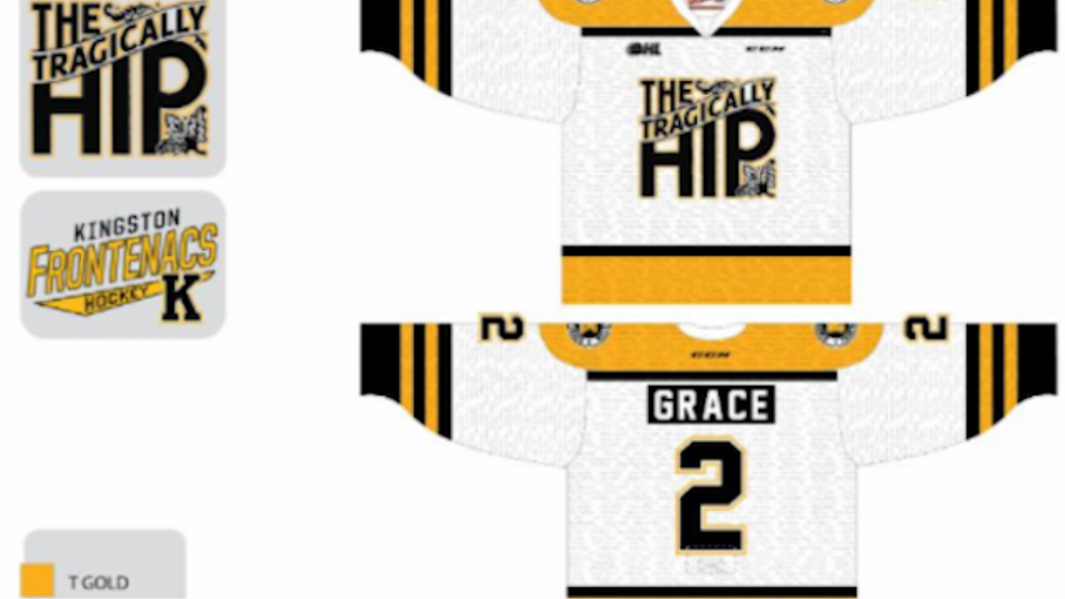 OHL's Kingston Frontenacs to honor The Tragically Hip with special jersey