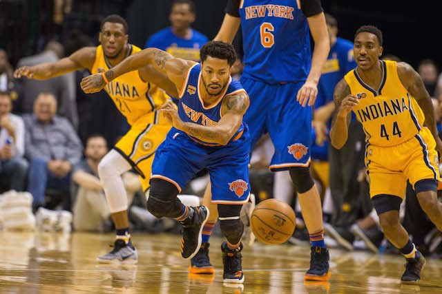 Derrick Rose rejoins New York Knicks, is fined for missing