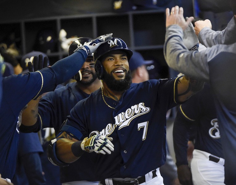 Eric Thames talked about getting drug tested after hitting his