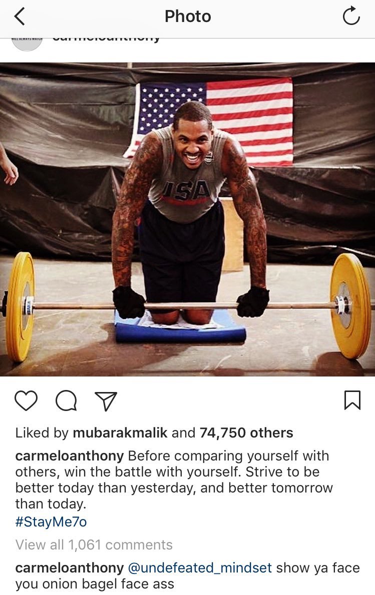 carmelo anthony weight